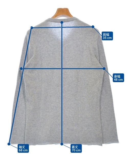 lucien pellat-finet（ルシアンペラフィネ）ニット・セーター グレー サイズ:S メンズ/2200619426064