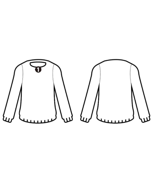 lucien pellat-finet（ルシアンペラフィネ）ニット・セーター 紺 サイズ:M メンズ/2200664219208