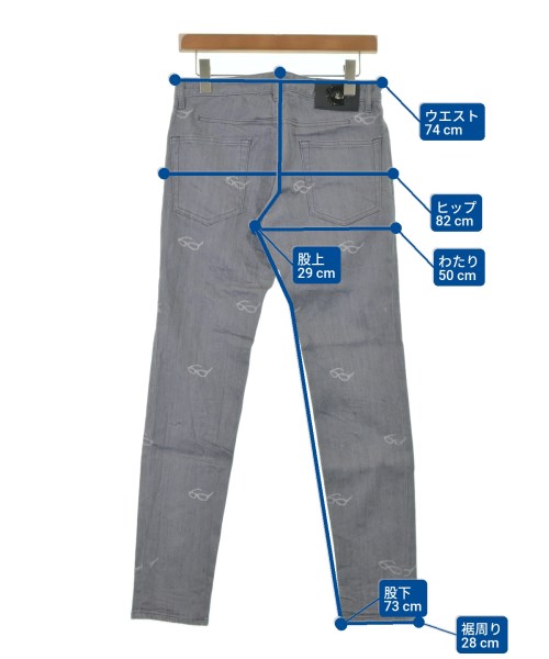 VIKTOR&ROLF（ヴィクター＆ロルフ）デニムパンツ グレー サイズ:44(S位) メンズ/2200627521089