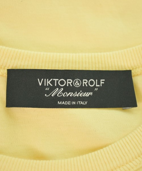 VIKTOR&ROLF（ヴィクター＆ロルフ）Tシャツ・カットソー 黄 サイズ:44(S位) メンズ/2200625280124