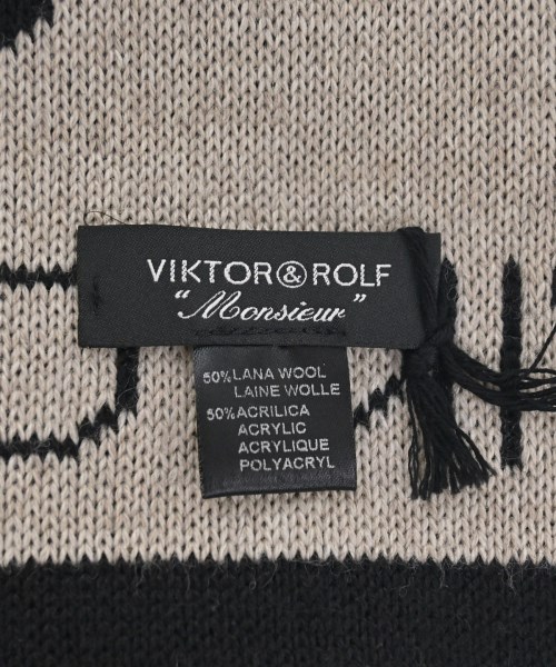 VIKTOR&ROLF（ヴィクター＆ロルフ）マフラー 黒 サイズ:- メンズ/2200692195659