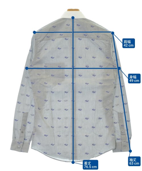 VIKTOR&ROLF（ヴィクター＆ロルフ）カジュアルシャツ グレー サイズ:44(S位) メンズ/2200657132668