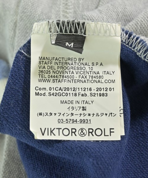 VIKTOR&ROLF（ヴィクター＆ロルフ）ポロシャツ グレー サイズ:M メンズ/2200702446412
