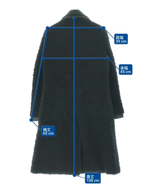 VIKTOR&ROLF（ヴィクター＆ロルフ）ステンカラーコート 黒 サイズ:40(M位) レディース/2200705775014