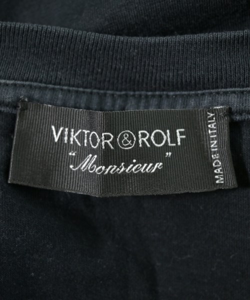VIKTOR&ROLF（ヴィクター＆ロルフ）Tシャツ・カットソー 黒 サイズ:L メンズ/2200727507181