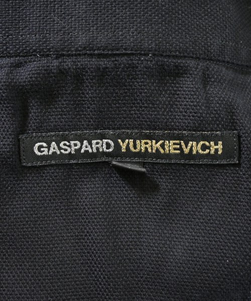 GASPARD YURKIEVICH（ギャスパーユルケヴィッチ）カジュアルシャツ 黒 サイズ:S メンズ/2200612334151