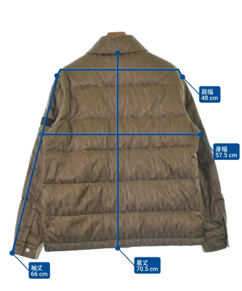 Dior Homme（ディオールオム）ダウンジャケット/ダウンベスト 茶 サイズ:48(L位) メンズ/2200473250058