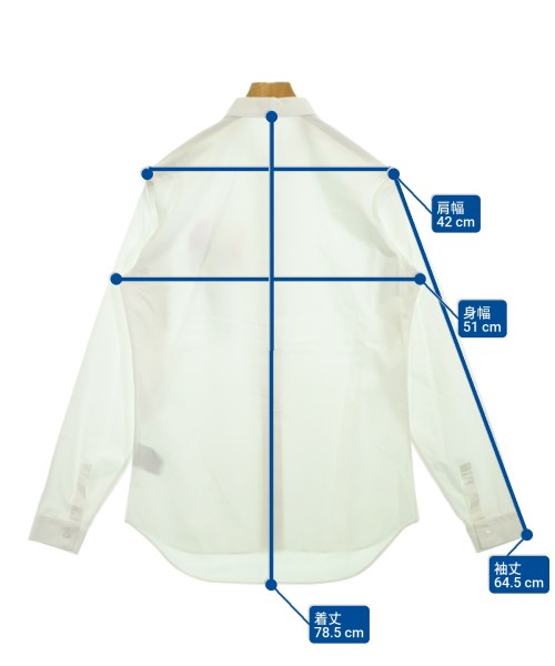 Dior Homme（ディオールオム）カジュアルシャツ 白 サイズ:39(S位) メンズ/2200635061072