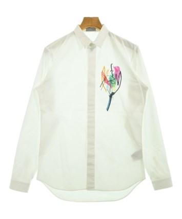 Dior Homme（ディオールオム）カジュアルシャツ 白 サイズ:39(S位