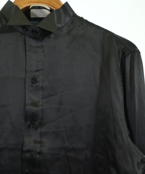 Dior Homme（ディオールオム）ドレスシャツ 黒 サイズ:38(S位) メンズ/2200594035329