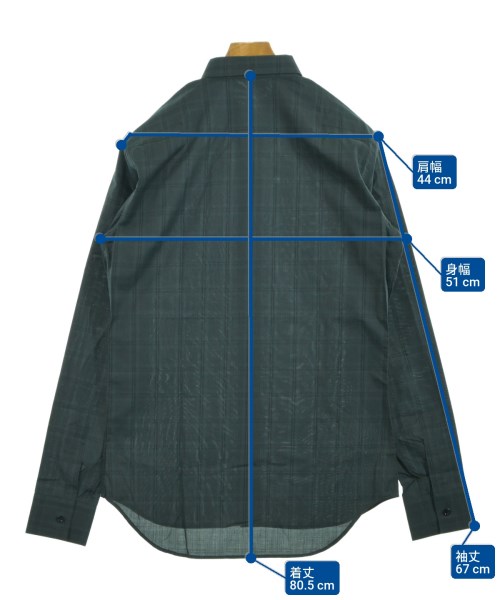 Dior Homme（ディオールオム）カジュアルシャツ 緑 サイズ:39(M位) メンズ/2200594035350