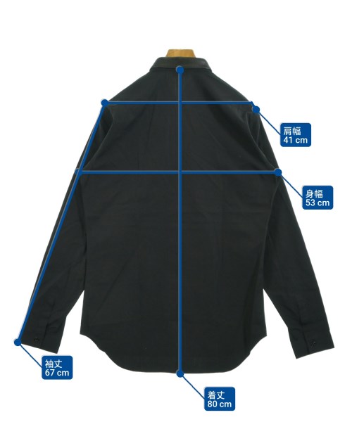 Dior Homme（ディオールオム）カジュアルシャツ 黒 サイズ:38(S位) メンズ/2200594035367