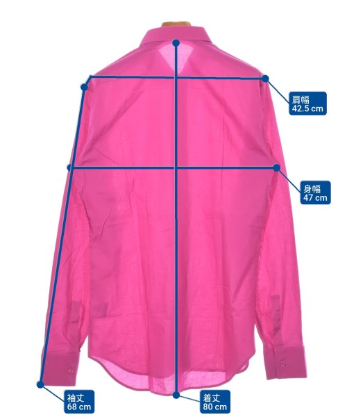 Dior Homme（ディオールオム）カジュアルシャツ ピンク サイズ:38(S位) メンズ/2200594035411