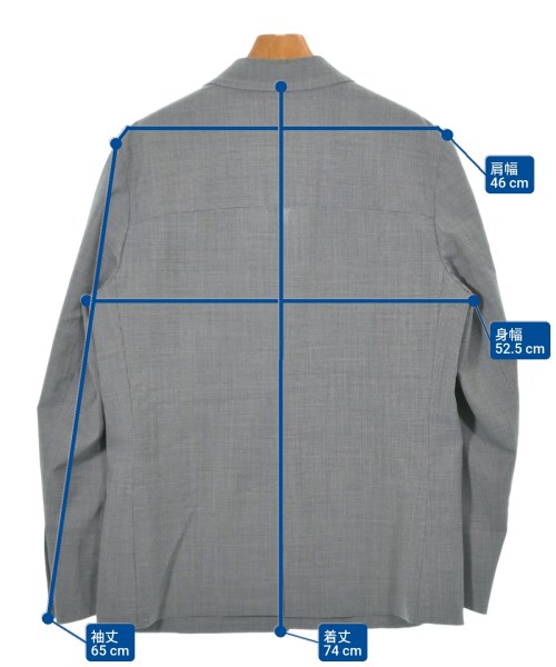 Dior Homme（ディオールオム）テーラードジャケット 黒 サイズ:46(M位) メンズ/2200637602037