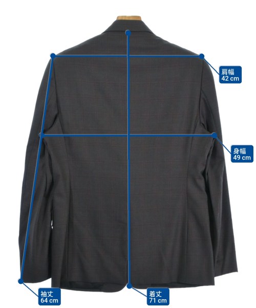 Dior Homme（ディオールオム）ビジネス グレー サイズ:48/48(L位) メンズ/2200625303052