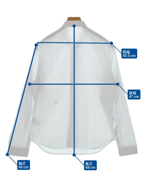 Dior Homme（ディオールオム）カジュアルシャツ 白 サイズ:40(L位) メンズ/2200625303144