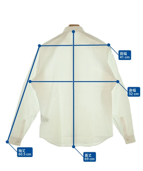 Dior Homme（ディオールオム）カジュアルシャツ 白 サイズ:40(L位) メンズ/2200625303205