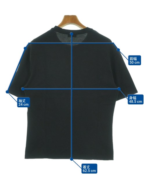 Dior Homme（ディオールオム）Tシャツ・カットソー 黒 サイズ:XS メンズ/2200625303328