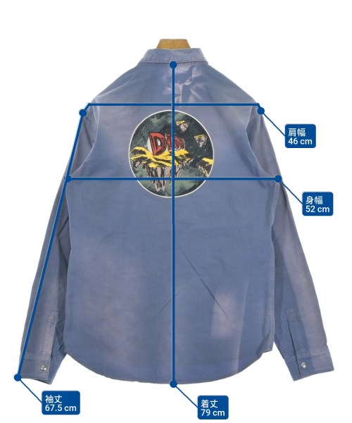 Dior Homme（ディオールオム）カジュアルシャツ 青 サイズ:41(XL位) メンズ/2200641775017