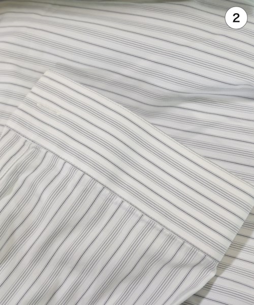 Dior Homme（ディオールオム）ドレスシャツ 白 サイズ:40(L位) メンズ/2200642346056