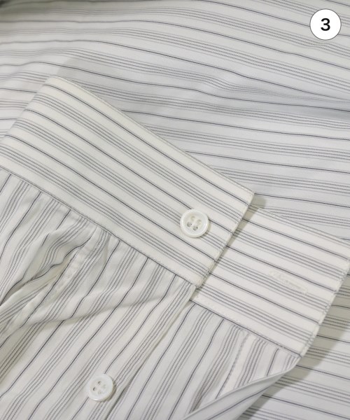 Dior Homme（ディオールオム）ドレスシャツ 白 サイズ:40(L位) メンズ/2200642346056