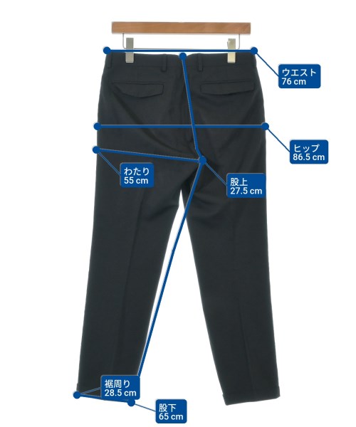 Dior Homme（ディオールオム）スラックス 黒 サイズ:44(S位) メンズ/2200643646025