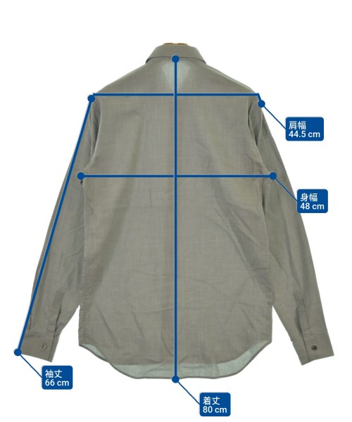 Dior Homme（ディオールオム）カジュアルシャツ グレー サイズ:38(S位) メンズ/2200643646049