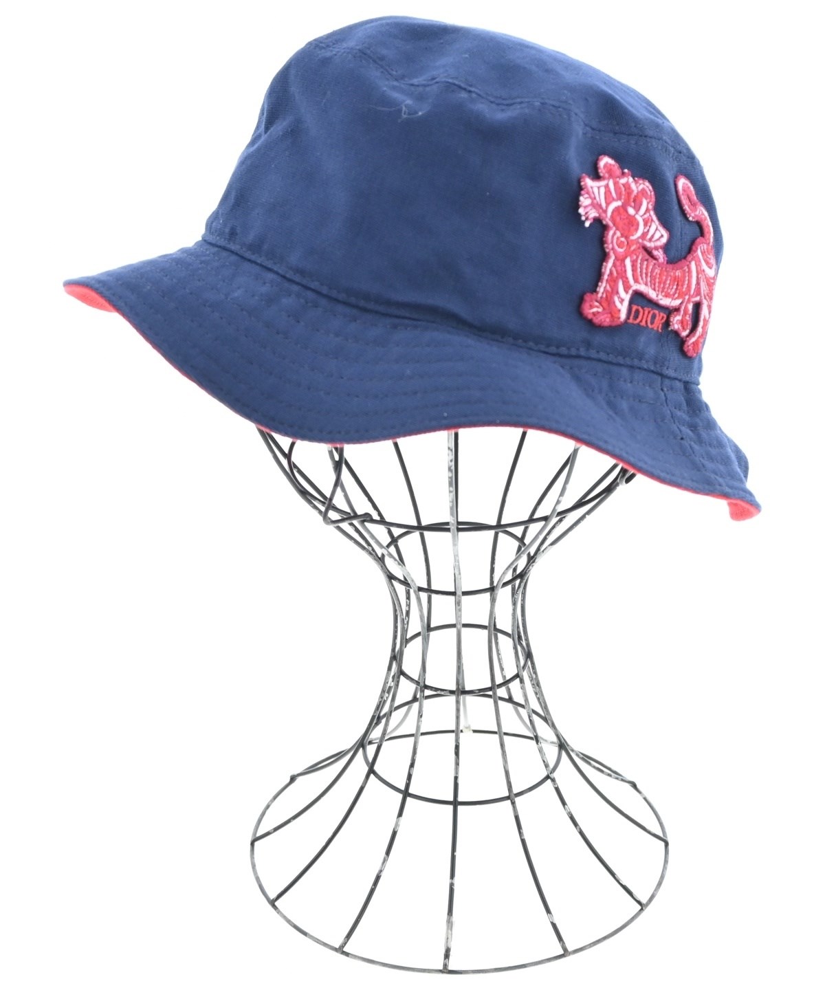 Dior Homme ディオールオム ハット メンズ 【古着】【中古】 Dior Homme（ディオールオム）ハット 紺 サイズ:S メンズ