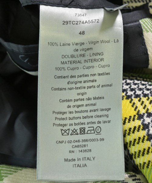 Dior Homme（ディオールオム）テーラードジャケット 緑 サイズ:48(L位) メンズ/2200623032022