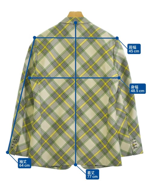 Dior Homme（ディオールオム）テーラードジャケット 緑 サイズ:48(L位) メンズ/2200623032022