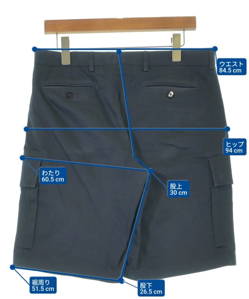 Dior Homme（ディオールオム）ショートパンツ 紺 サイズ:46(M位) メンズ/2200623791189