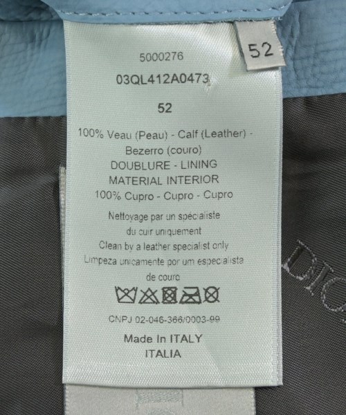 Dior Homme（ディオールオム）ライダース 青 サイズ:52(XXL位) メンズ/2200624099055