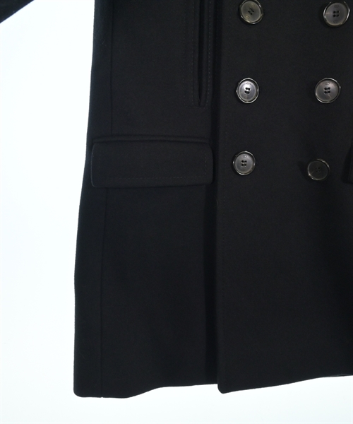 Dior Homme（ディオールオム）ピーコート 黒 サイズ:44(S位) メンズ/2200627361043