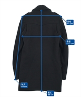 Dior Homme（ディオールオム）ピーコート 黒 サイズ:44(S位) メンズ/2200627361043