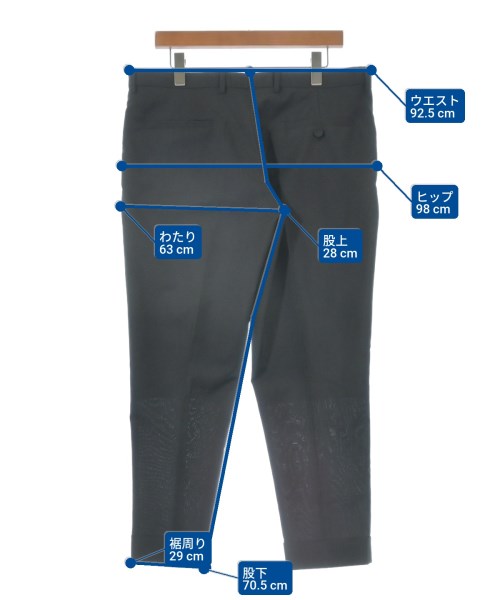 Dior Homme（ディオールオム）スラックス グレー サイズ:52(XXL位) メンズ/2200629482029