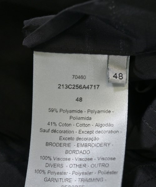 Dior Homme（ディオールオム）テーラードジャケット 黒 サイズ:48(L位) メンズ/2200619171322