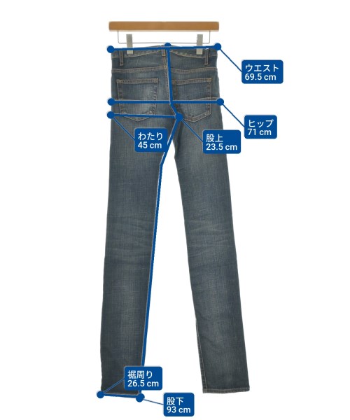 Dior Homme（ディオールオム）デニムパンツ 青 サイズ:26(XS位) メンズ/2200630532218