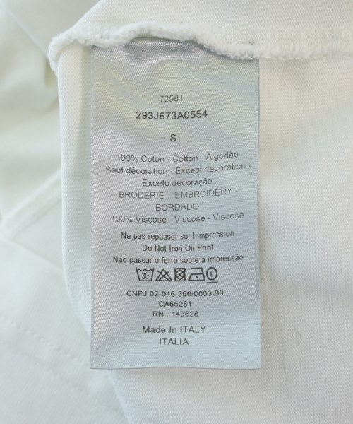 Dior Homme（ディオールオム）Tシャツ・カットソー 白 サイズ:S メンズ/2200611366238