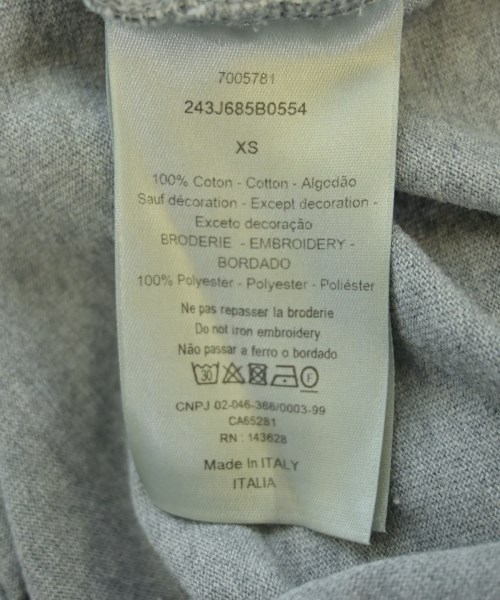 Dior Homme（ディオールオム）Tシャツ・カットソー グレー サイズ:XS メンズ/2200113534029