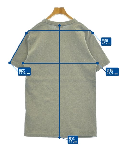 Dior Homme（ディオールオム）Tシャツ・カットソー グレー サイズ:XS メンズ/2200113534029