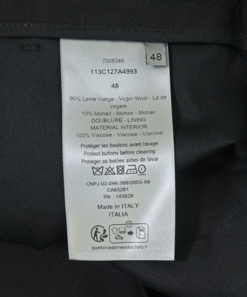 Dior Homme（ディオールオム）スラックス 黒 サイズ:48(L位) メンズ/2200611600059