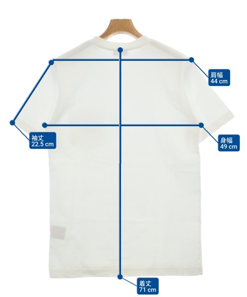 Dior Homme（ディオールオム）Tシャツ・カットソー 白 サイズ:XS メンズ/2200612131057