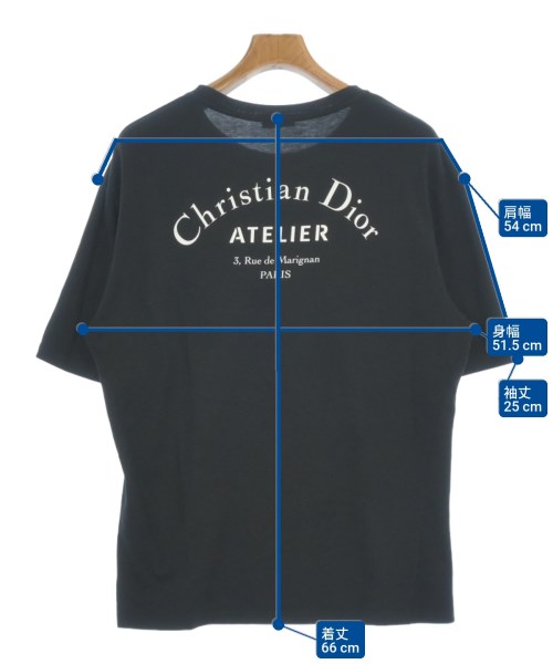 Dior Homme（ディオールオム）Tシャツ・カットソー 黒 サイズ:M メンズ/2200612131071