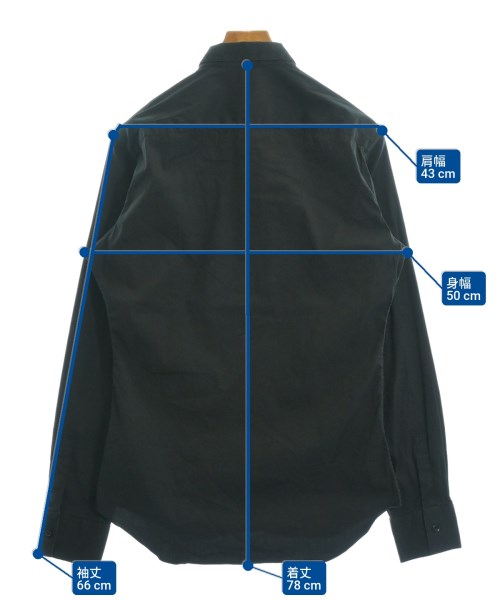 Dior Homme（ディオールオム）カジュアルシャツ 黒 サイズ:40(L位) メンズ/2200618655182