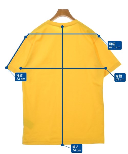 Dior Homme（ディオールオム）Tシャツ・カットソー 黄 サイズ:S メンズ/2200621310047