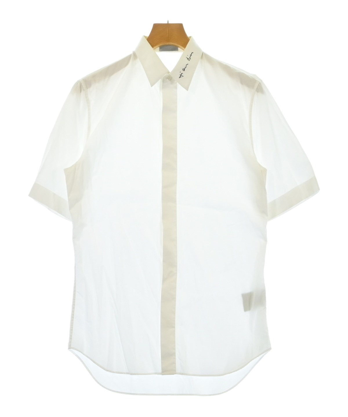 dior homme AW07 比翼　チェックドレスシャツ　エディスリマン Dior Homme（ディオールオム）ドレスシャツ グレー サイズ:38(S