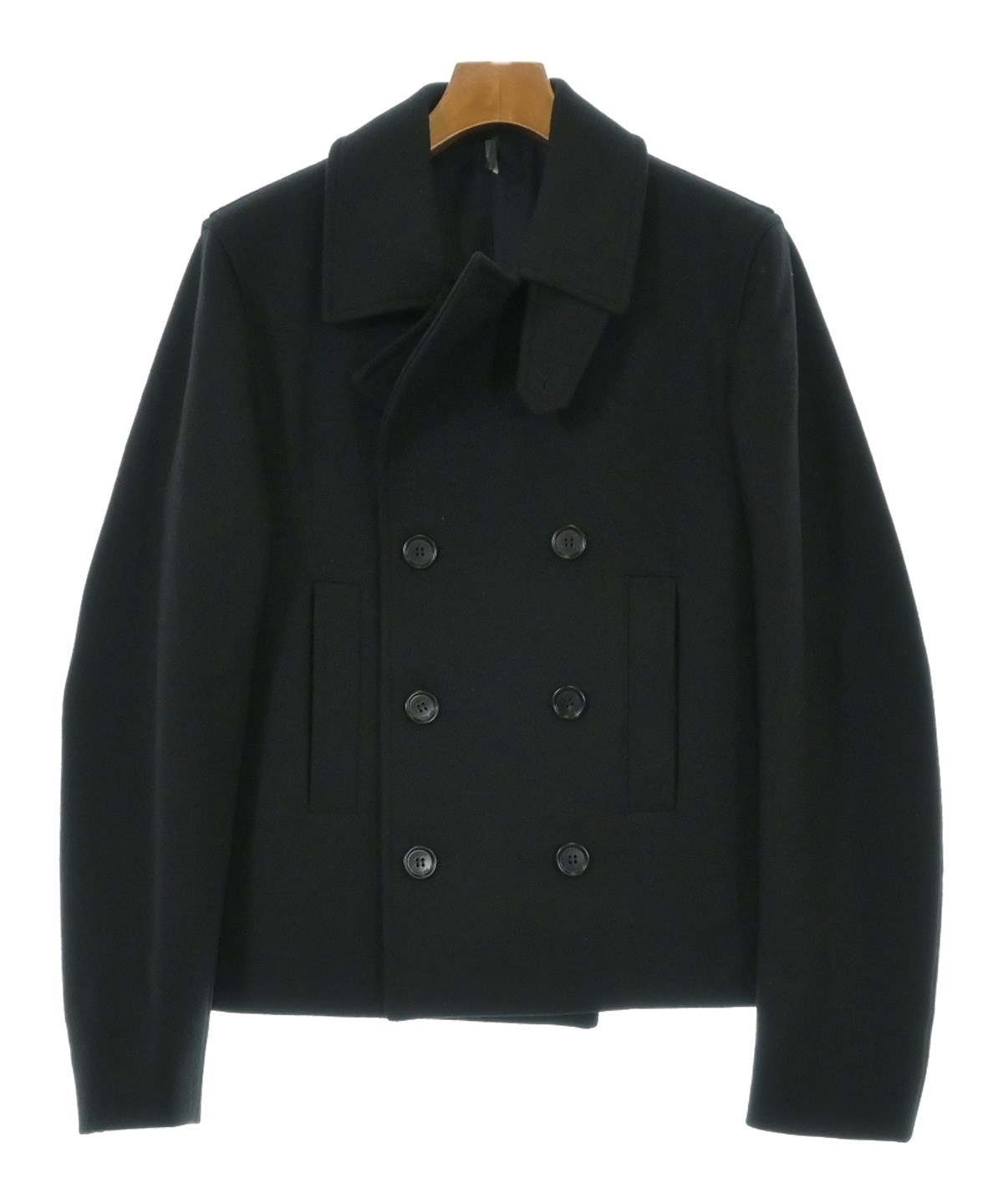 Dior Homme（ディオールオム）ピーコート 黒 サイズ:44(S位