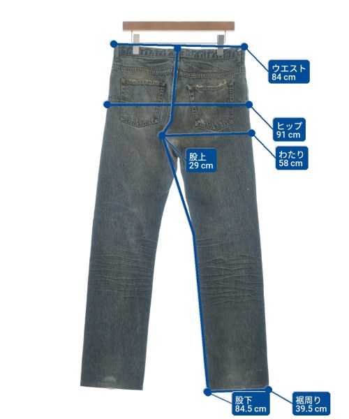 Dior Homme（ディオールオム）デニムパンツ 紺 サイズ:46(M位) メンズ/2200673320018