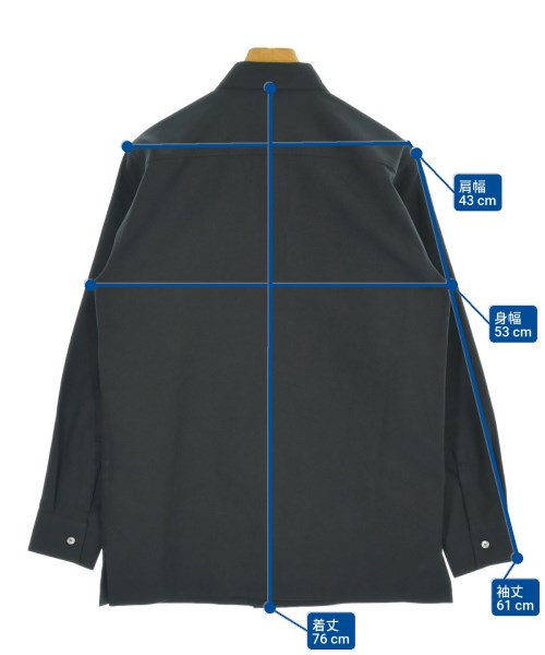 Dior Homme（ディオールオム）カジュアルシャツ 黒 サイズ:39(M位) メンズ/2200668074230