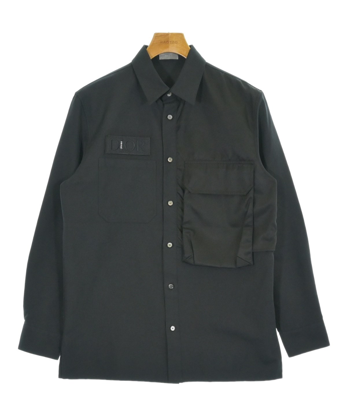 Dior Homme 02AW リフレクション期 厚手 ブラック 長袖シャツ Dior Homme 02AW リフレクション期 厚手 ブラック 長袖シャツ 【公式通販】